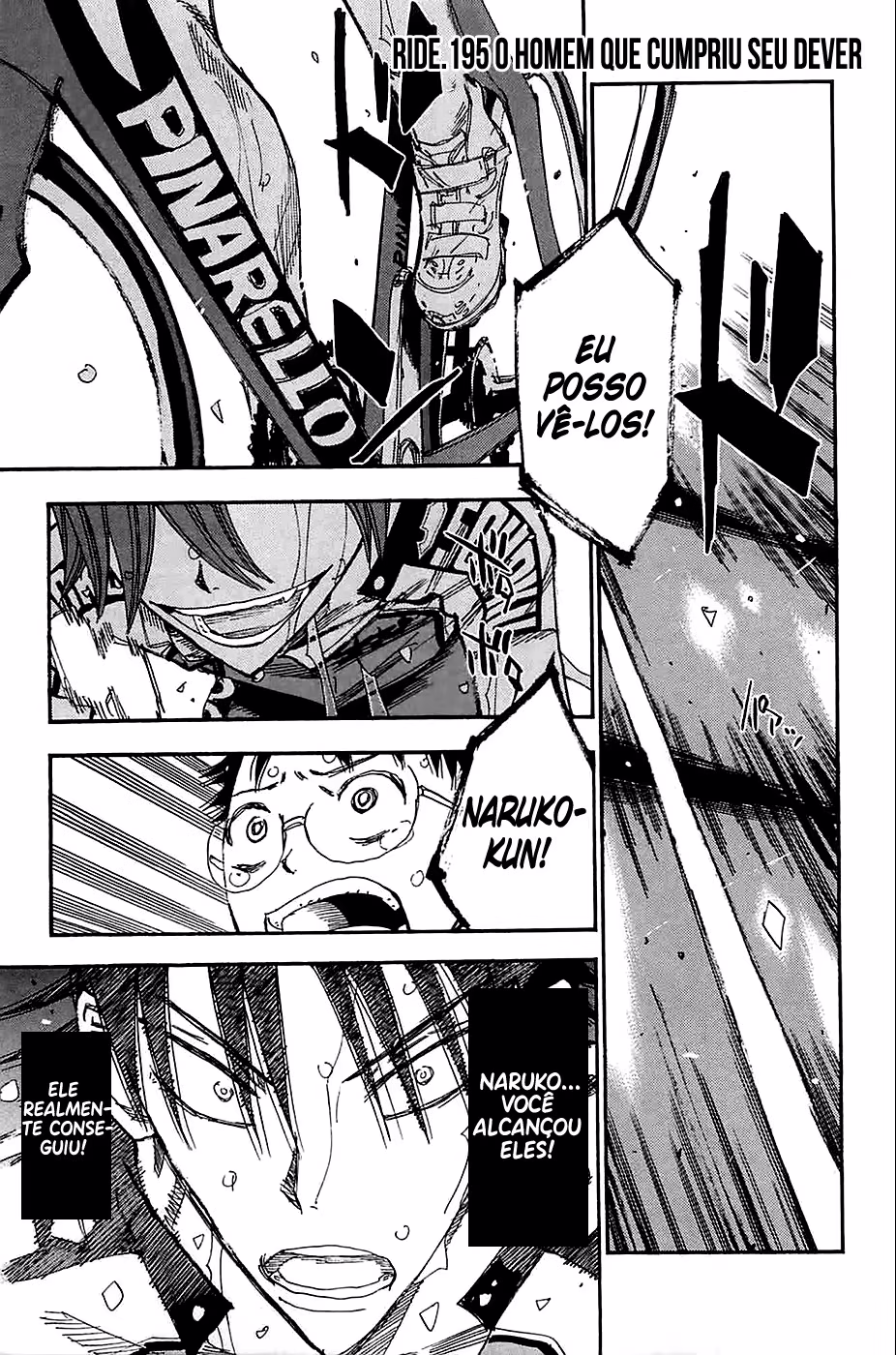 Yowamushi Pedal, capítulo 195, página 2