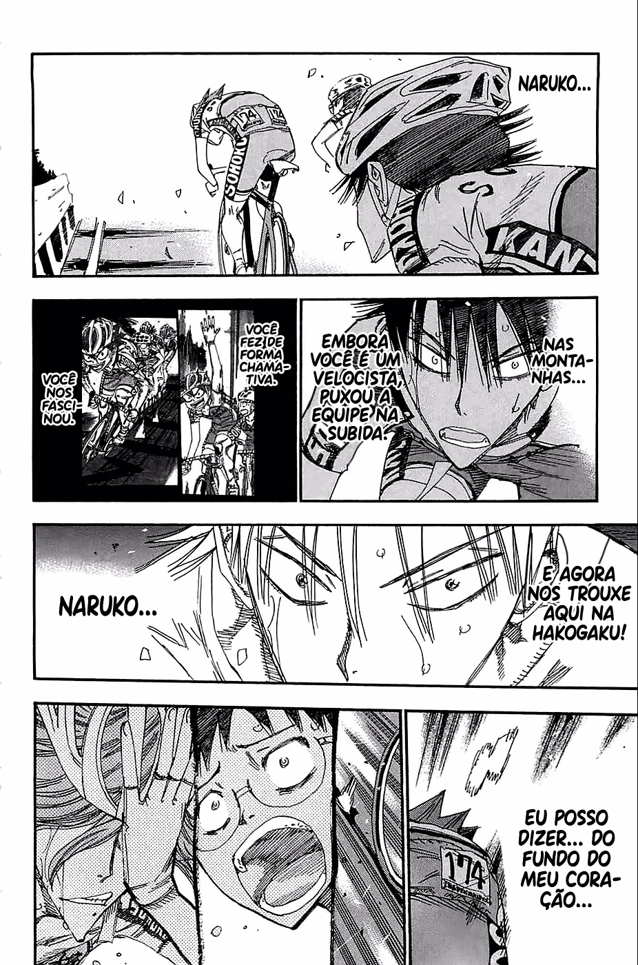 Yowamushi Pedal, capítulo 195, página 4