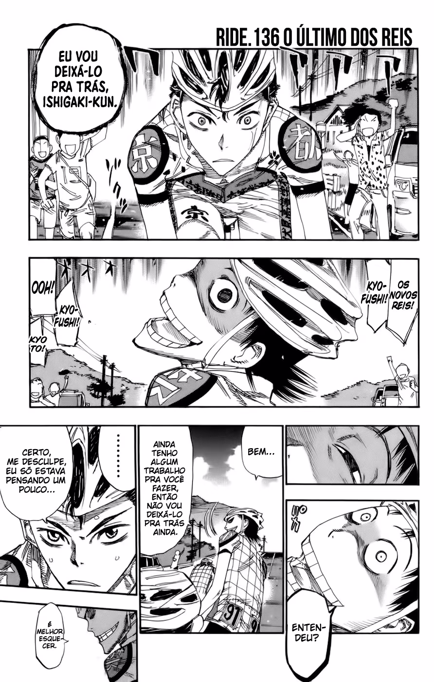 Yowamushi Pedal, capítulo 136, página 2