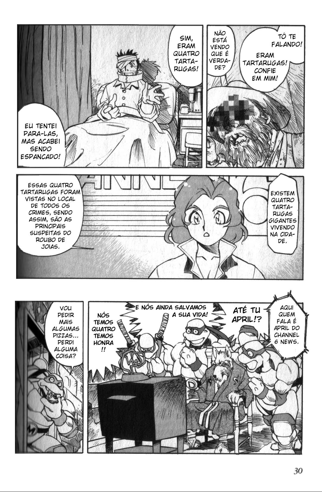 Mutant Turtles Gaiden, capítulo 2, página 4