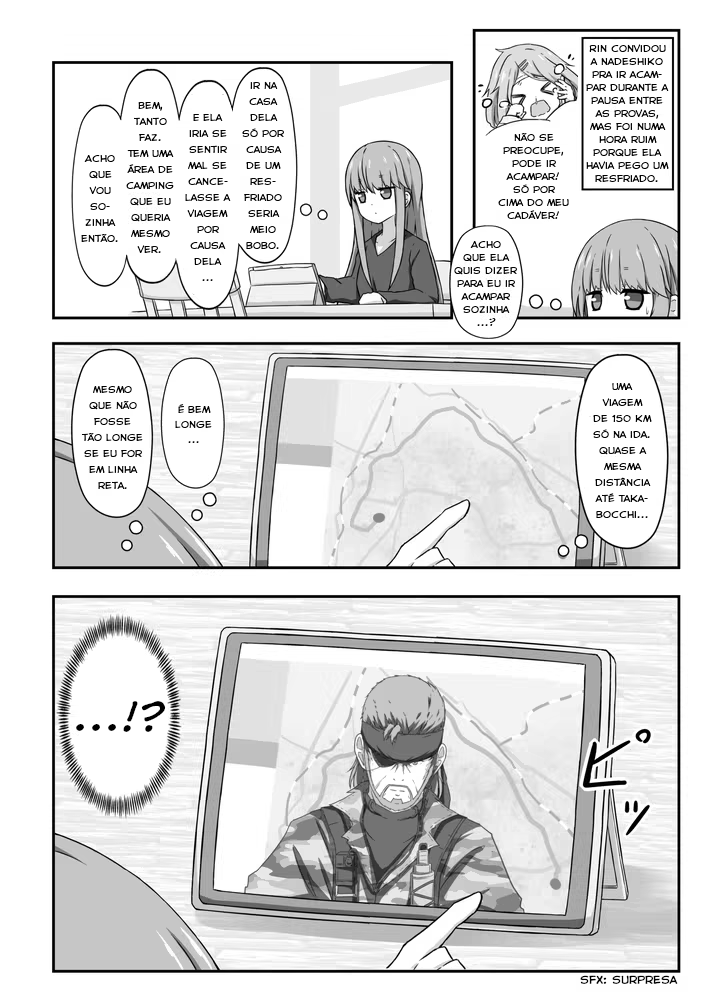 Yurucamp △ - Snake Camp (Doujinshi), capítulo 3, página 2