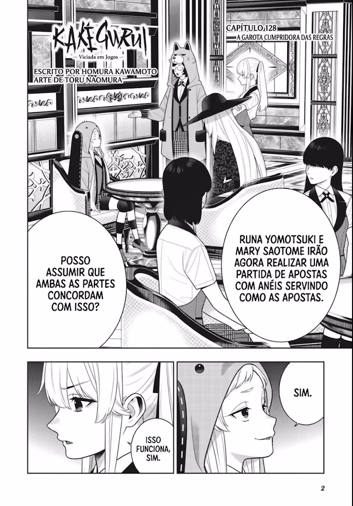 Kakegurui, capítulo 128, página 3