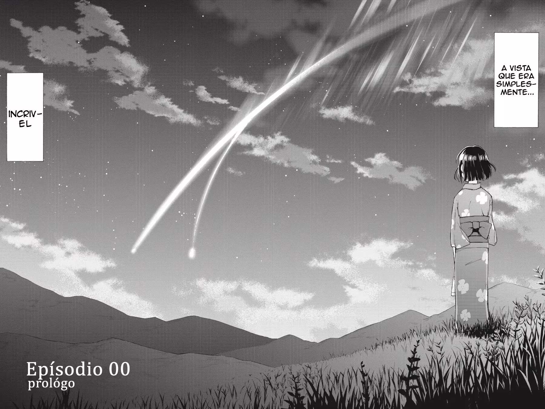 Kimi no Na wa. Another Side: Earthbound, capítulo 1, página 3