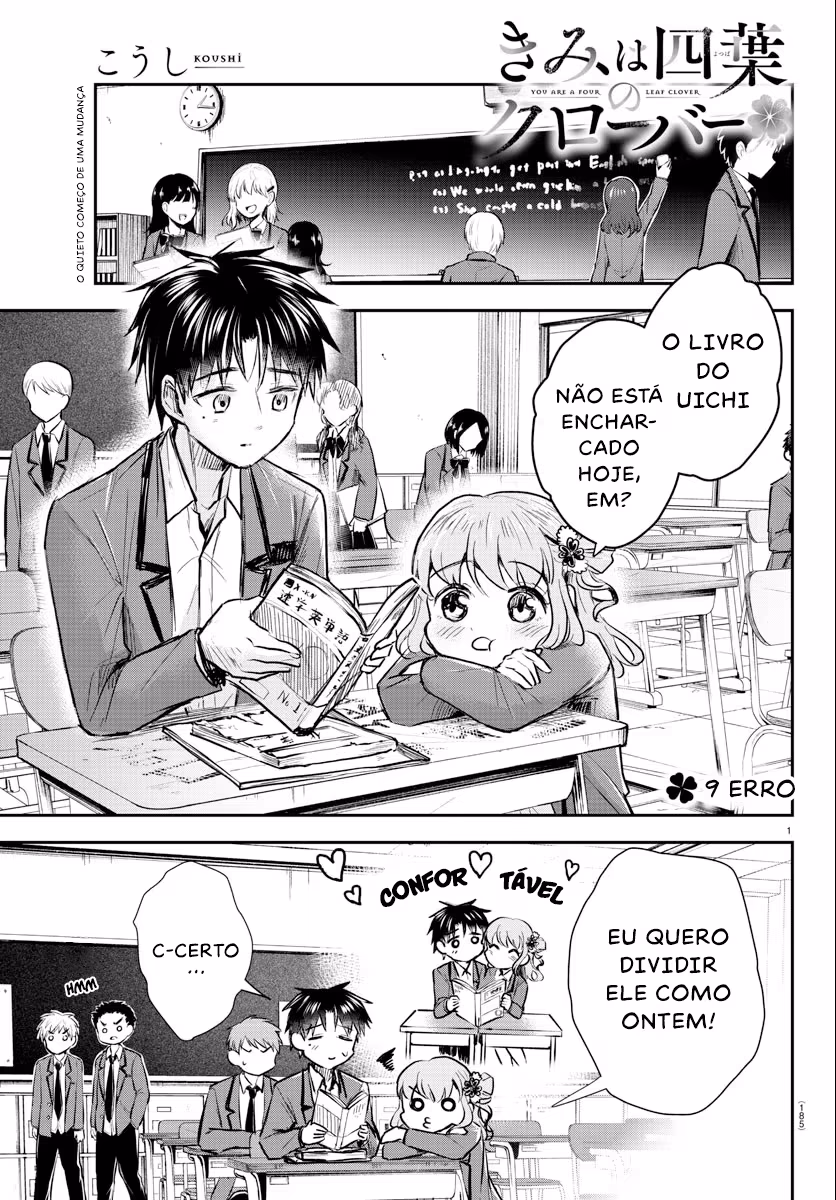Kimi wa Yotsuba no Clover, capítulo 9, página 3