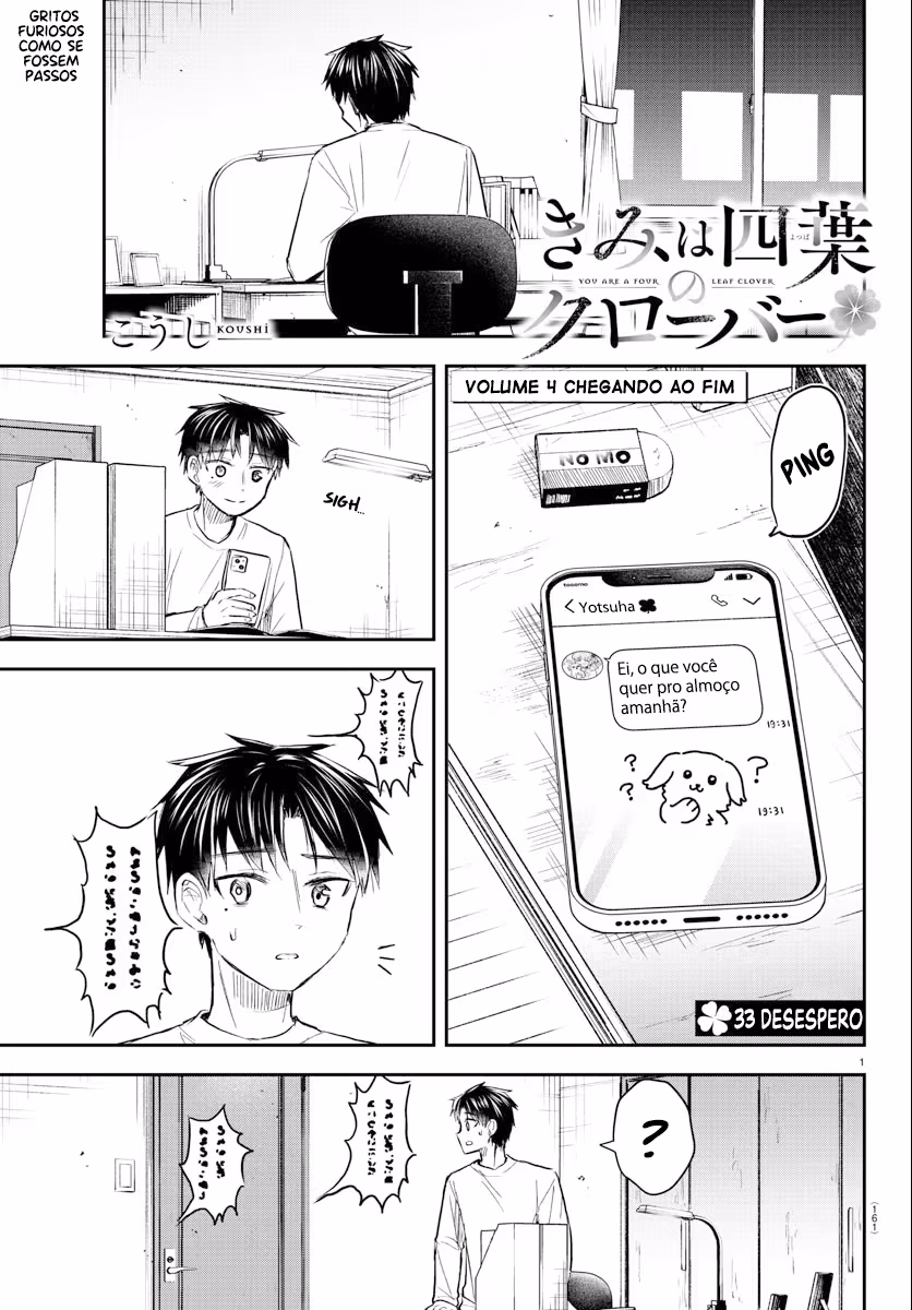 Kimi wa Yotsuba no Clover, capítulo 33, página 2