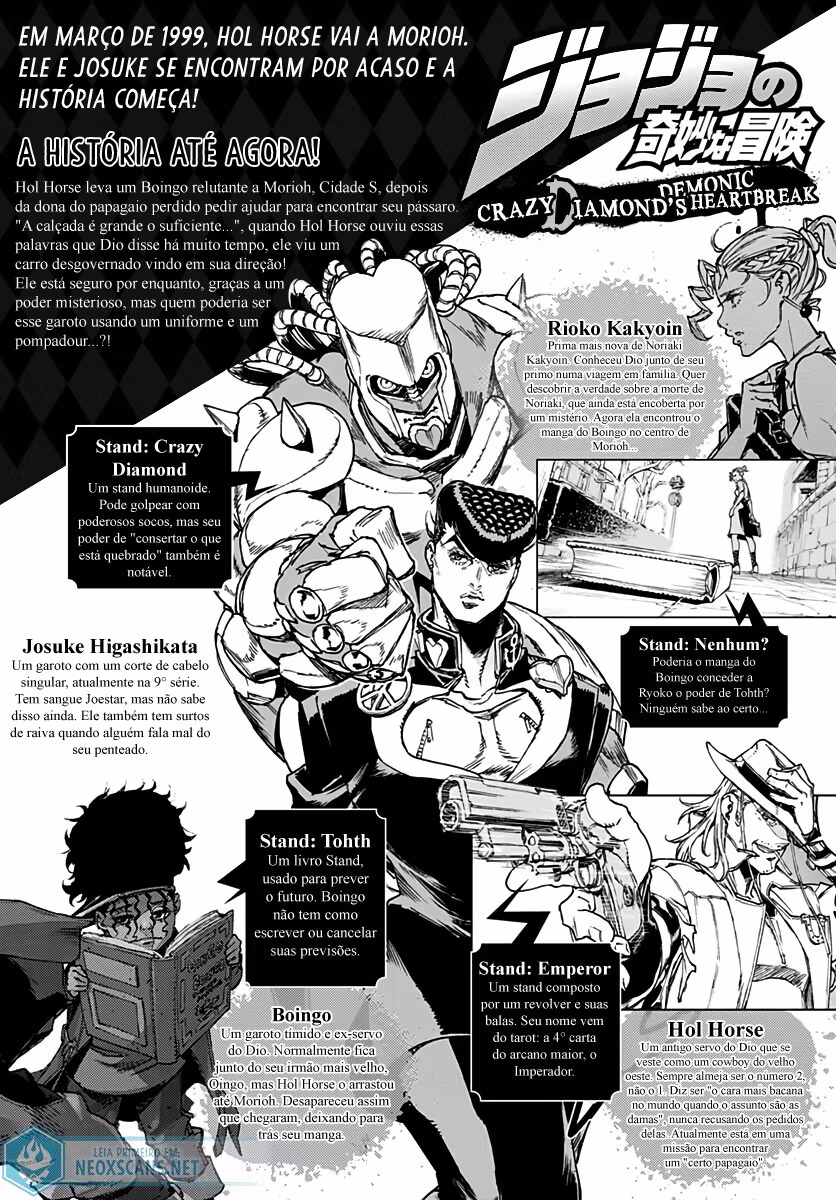 JoJo’s Bizarre Adventure: Shining Diamond’s Demonic Heartbreak, capítulo 2, página 2