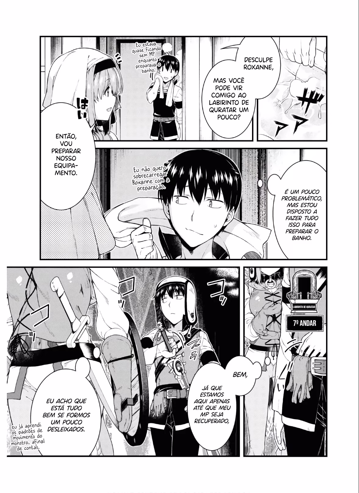 Isekai Meikyuu de Harem o, capítulo 36, página 4