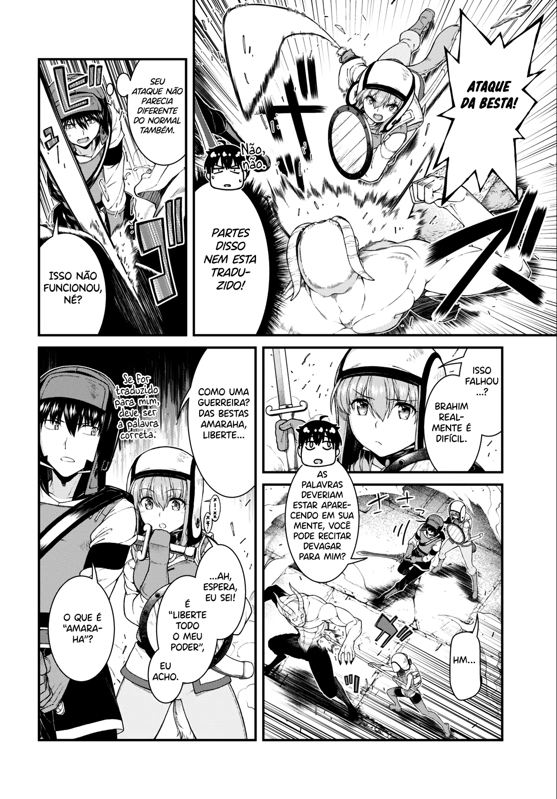 Isekai Meikyuu de Harem o, capítulo 50, página 3