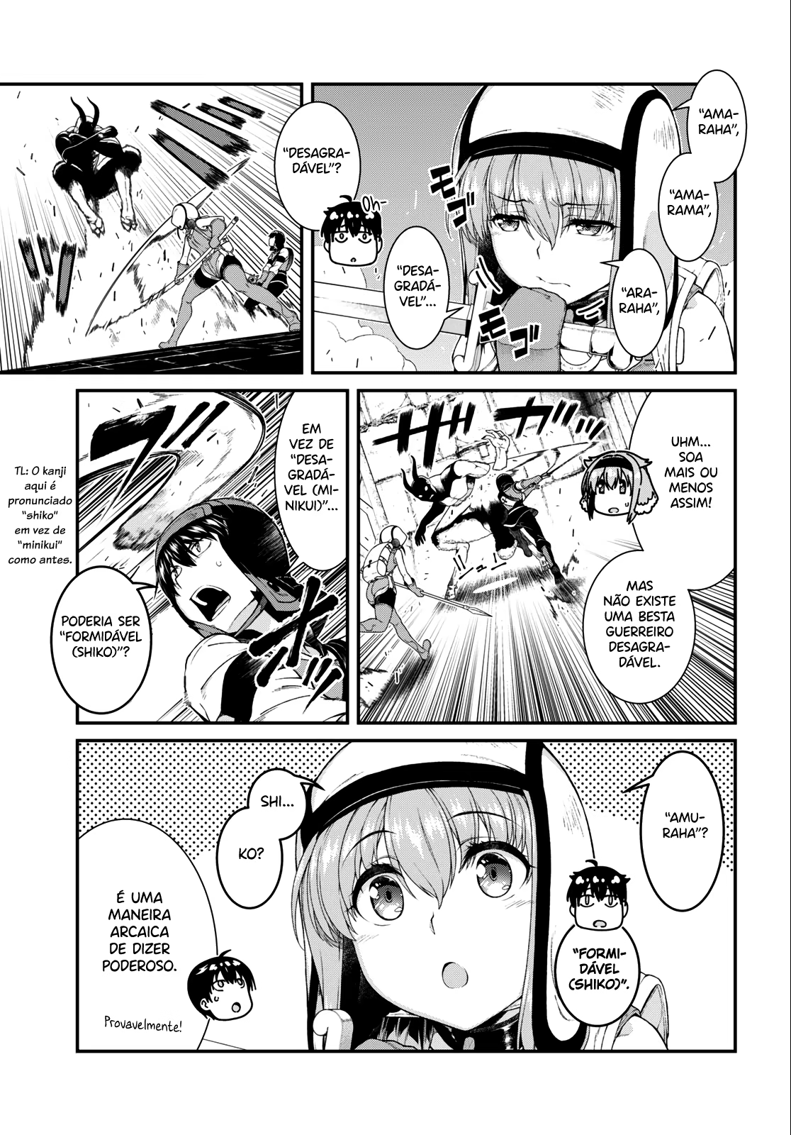 Isekai Meikyuu de Harem o, capítulo 50, página 4