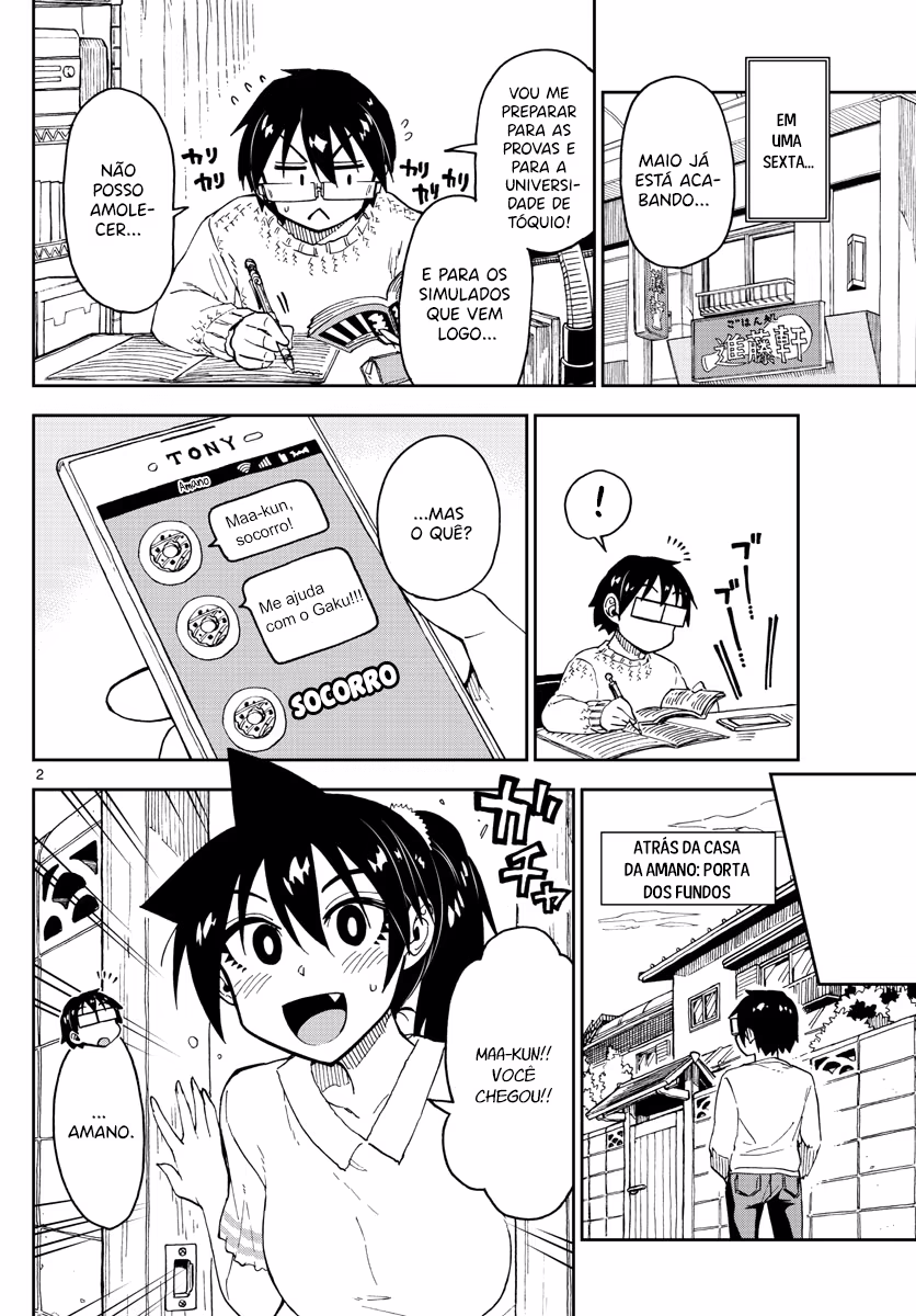 Amano Megumi wa Sukidarake!, capítulo 118, página 3