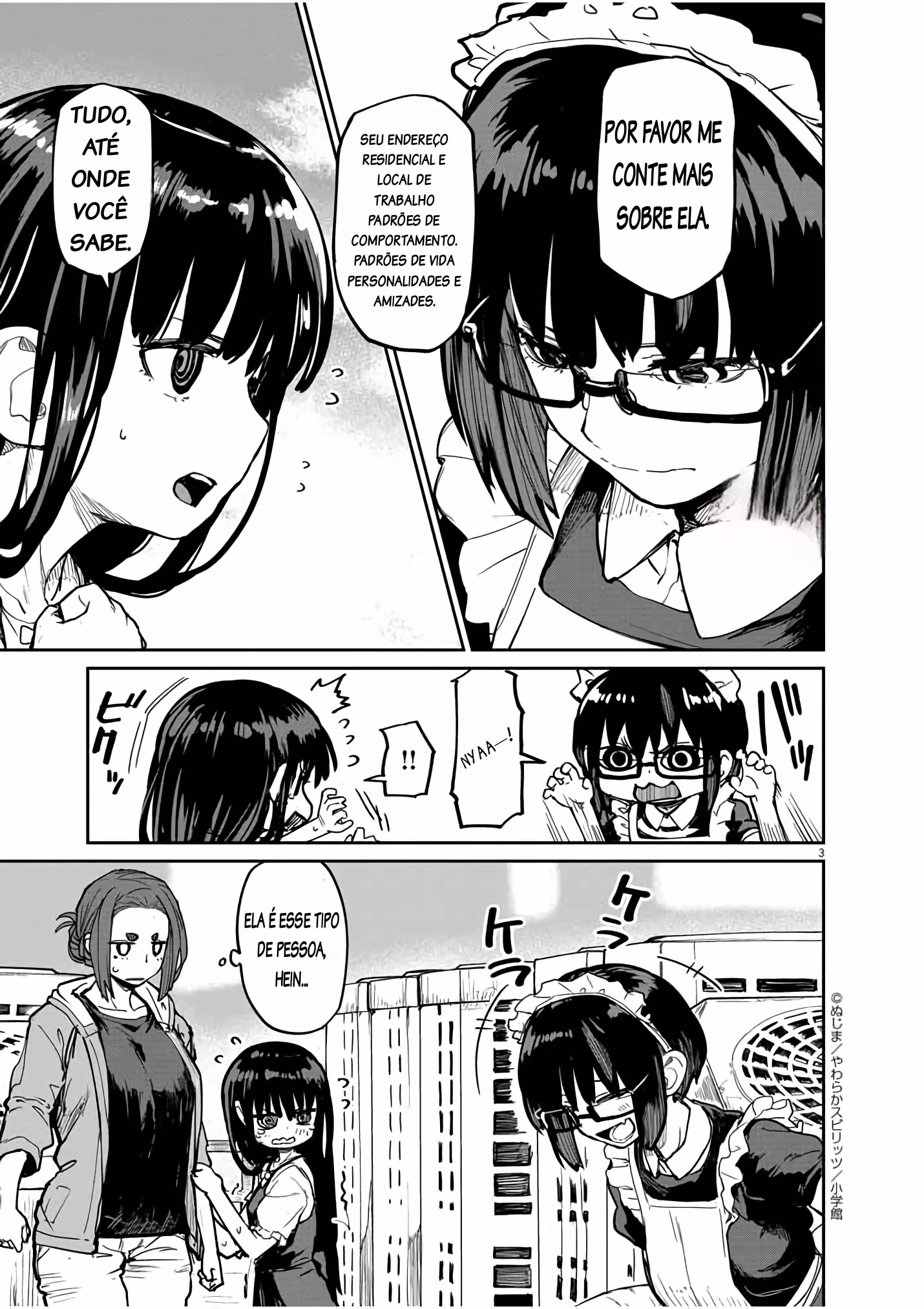 Kaii to Otome to Kamikakushi, capítulo 20, página 4