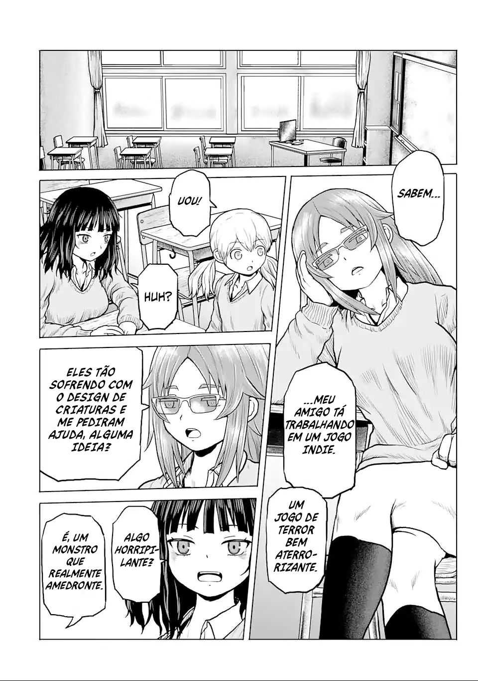 Joshi Koukousei no Nichijou, capítulo 13, página 3