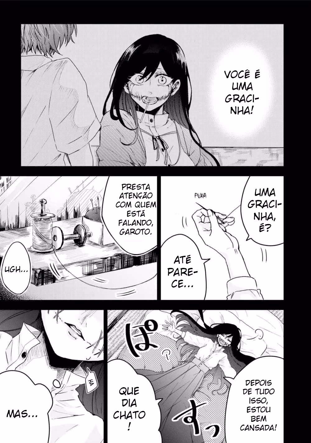 Kuchi ga Saketemo Kimi ni wa (Webcomic), capítulo 2, página 4