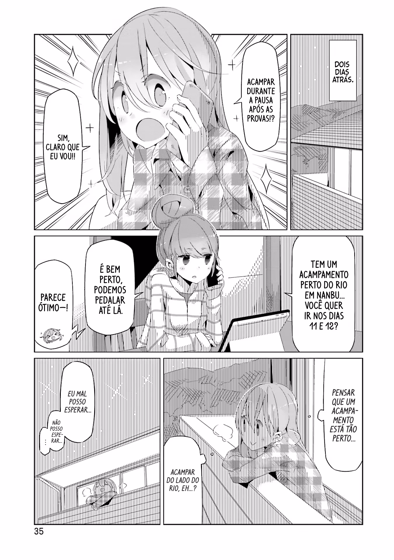 Yuru Camp△, capítulo 15, página 4