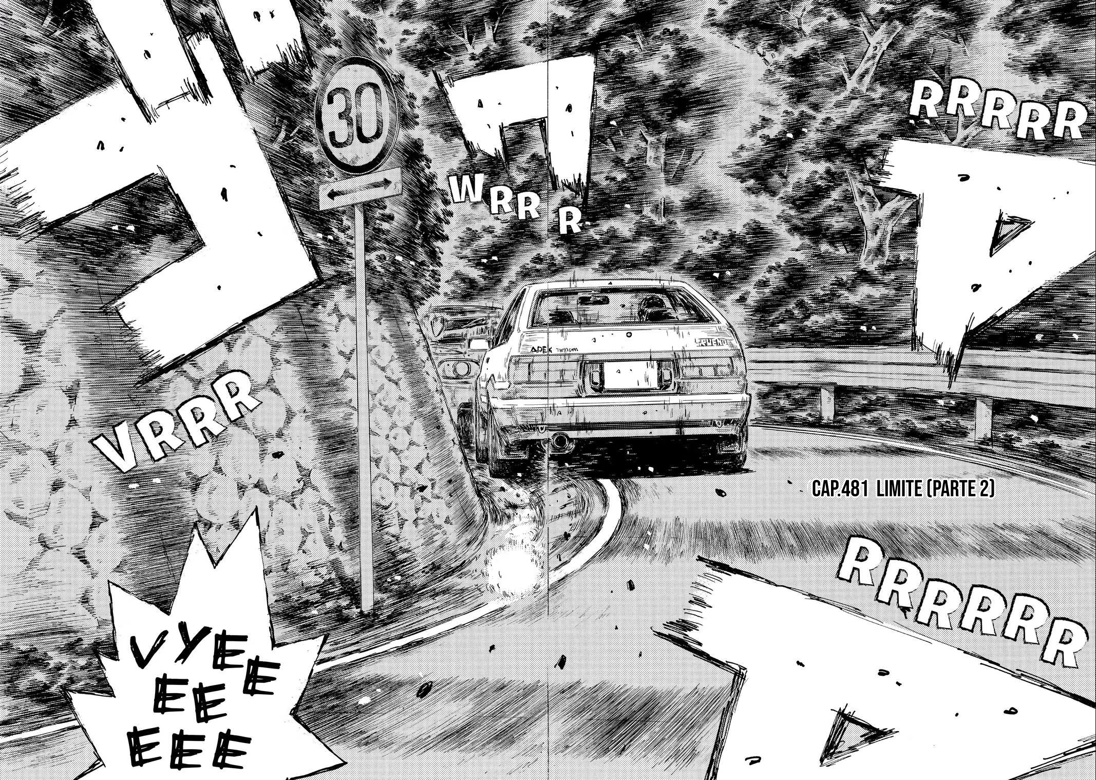 Initial D, capítulo 481, página 2