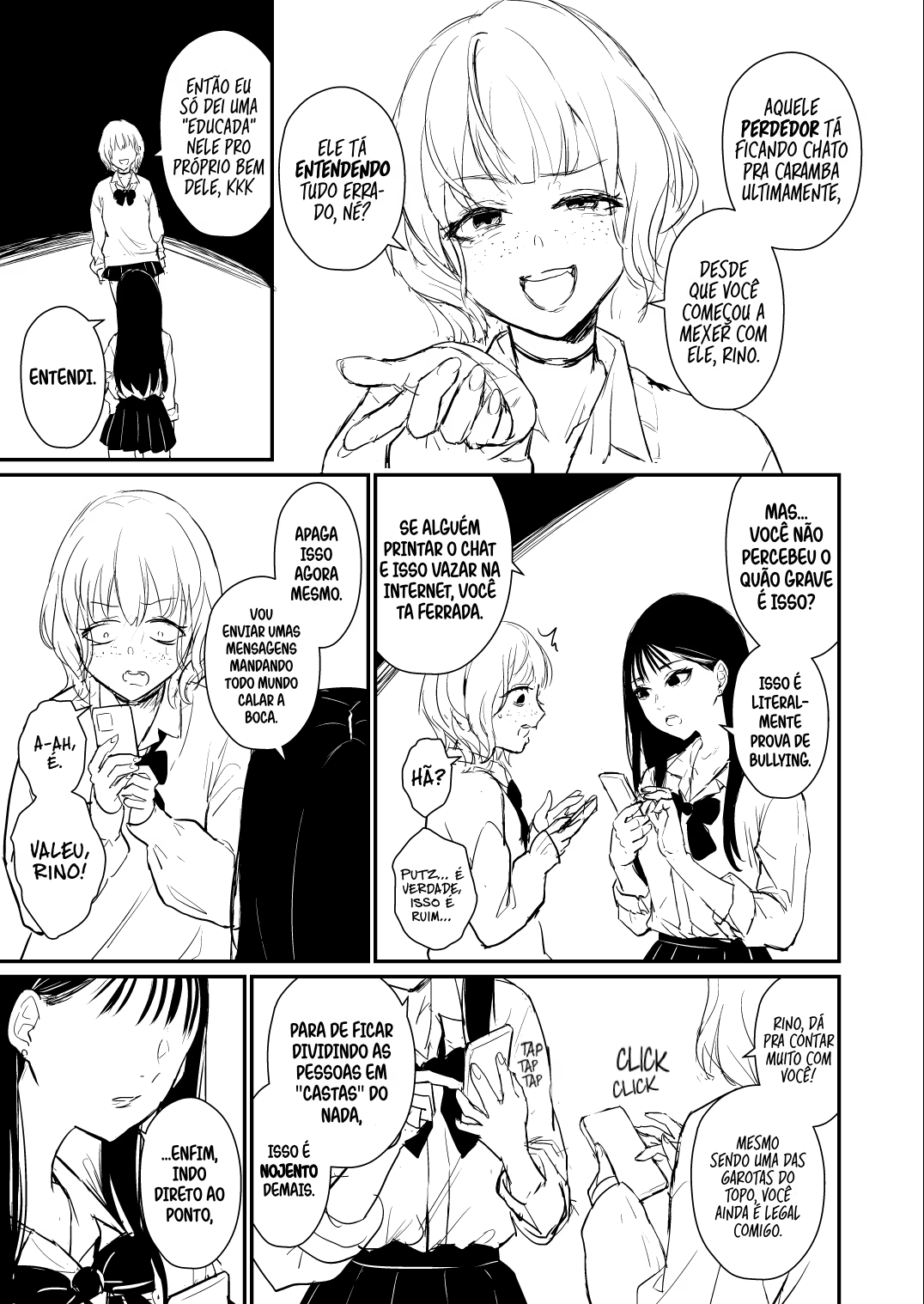 Class no Ichigun Joshi ni Moteasobareta, capítulo 15, página 3