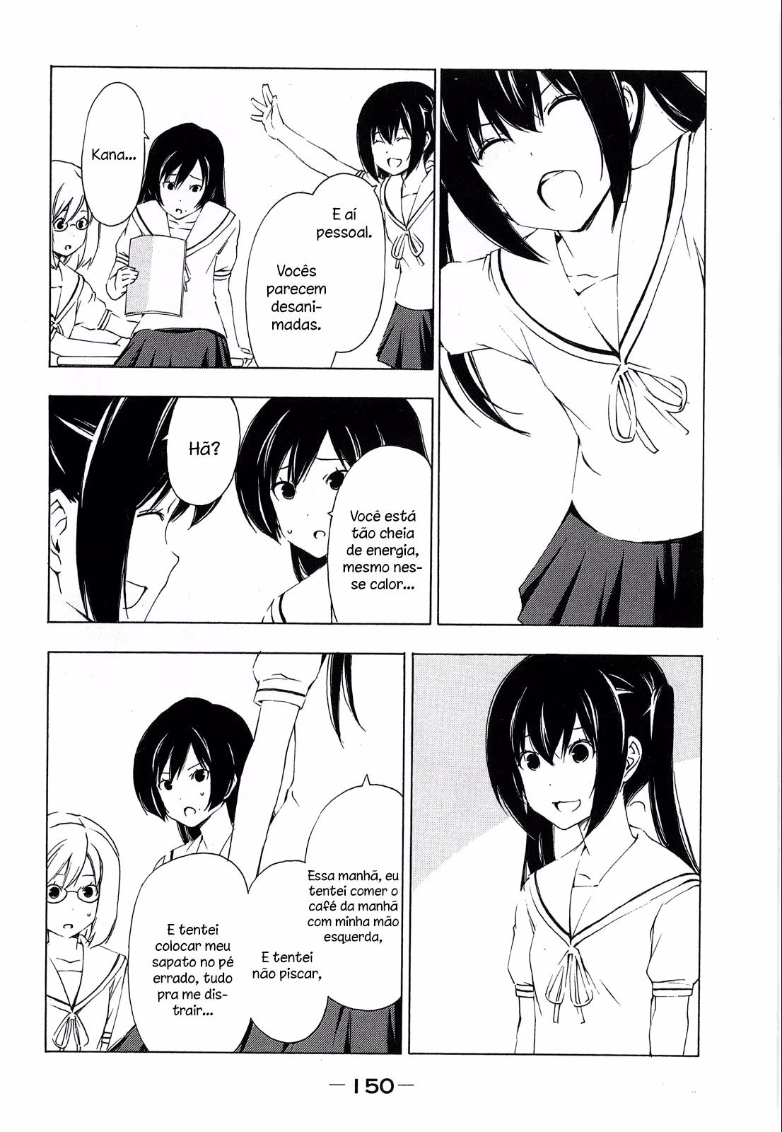 Minami-ke, capítulo 158, página 4