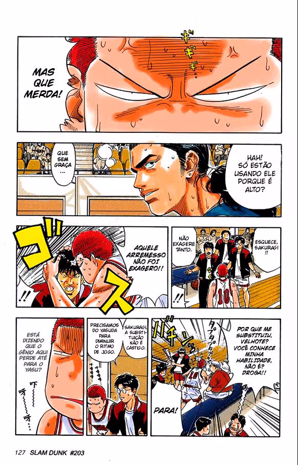 Slam Dunk! (Fan Colored), capítulo 203, página 4