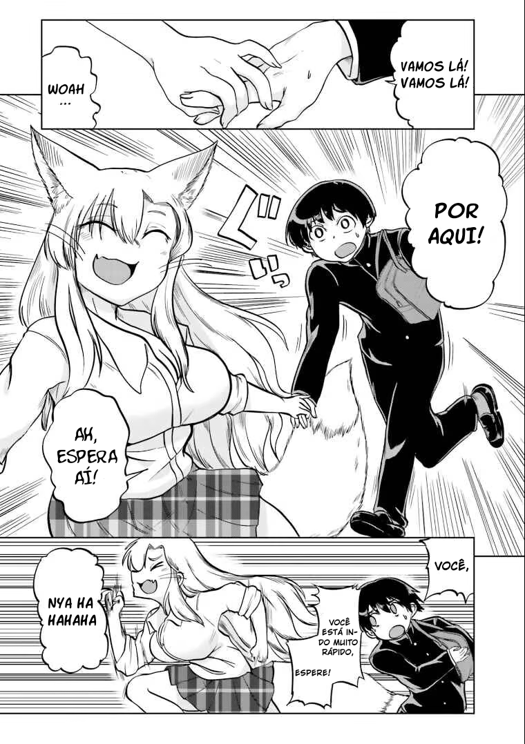 Okitsune Gal Katabami-san, capítulo 5, página 4