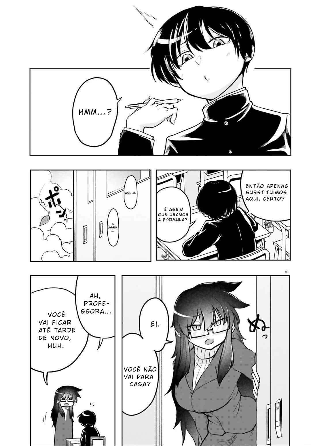 Okitsune Gal Katabami-san, capítulo 3, página 4