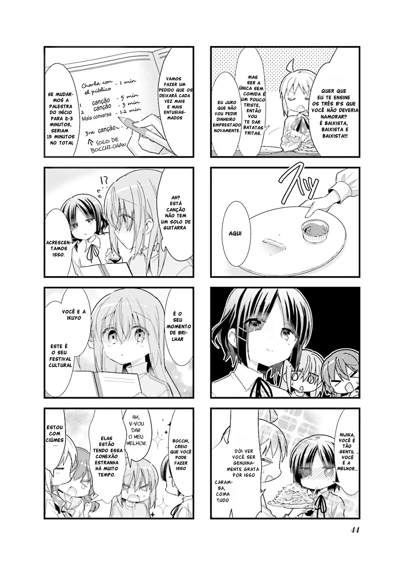 Bocchi the Rock!, capítulo 18, página 2