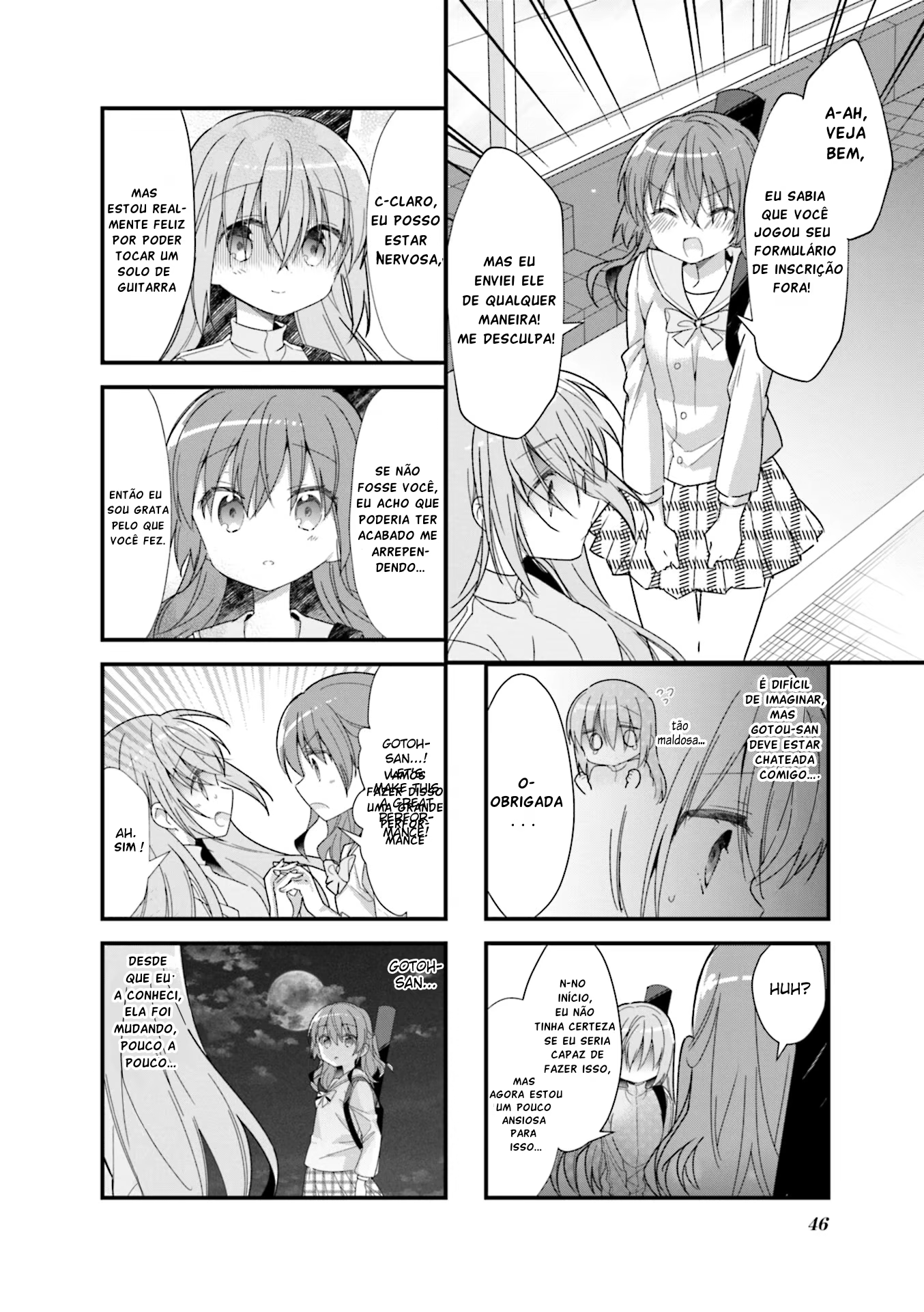 Bocchi the Rock!, capítulo 18, página 4