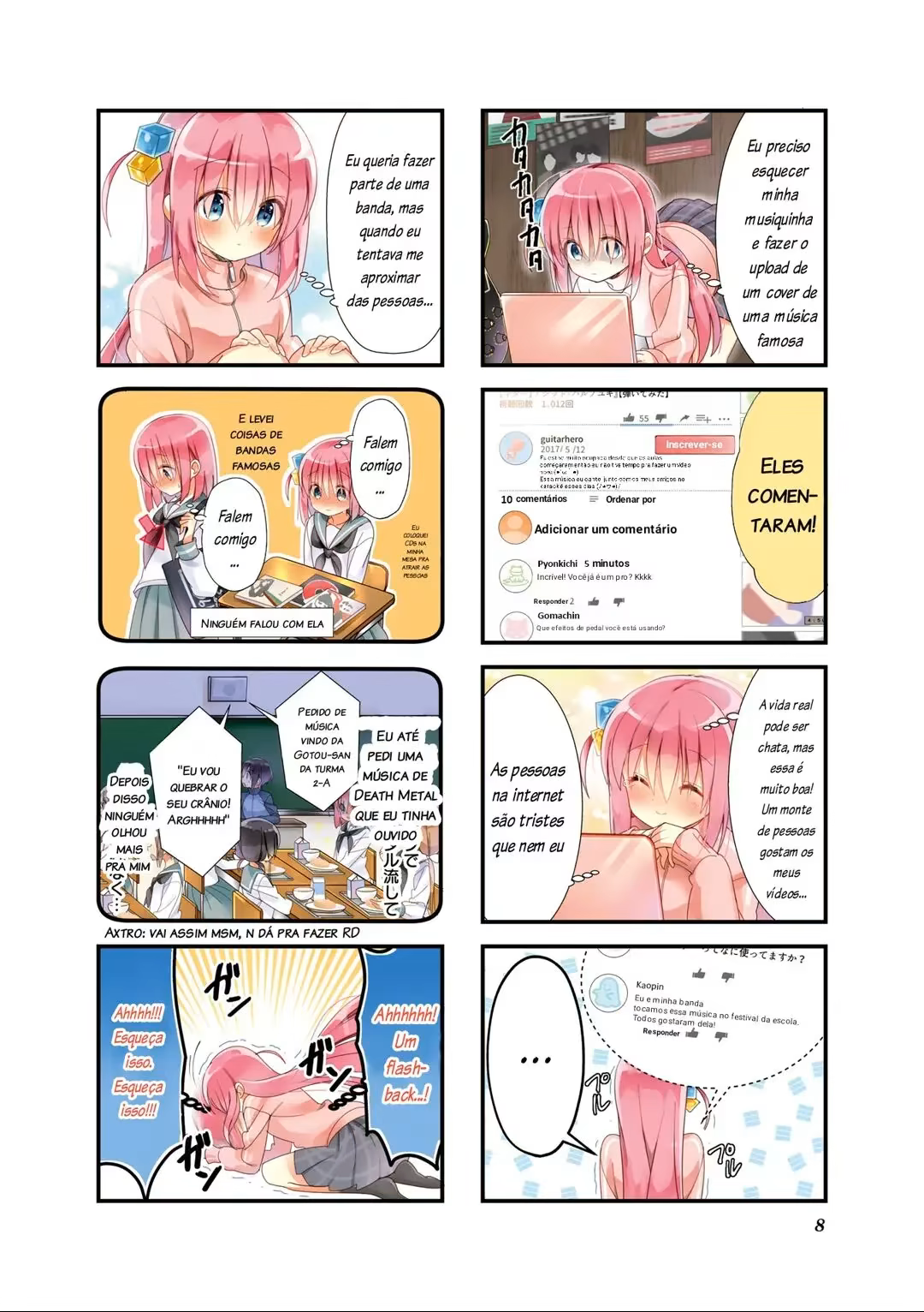 Bocchi the Rock!, capítulo 1, página 3