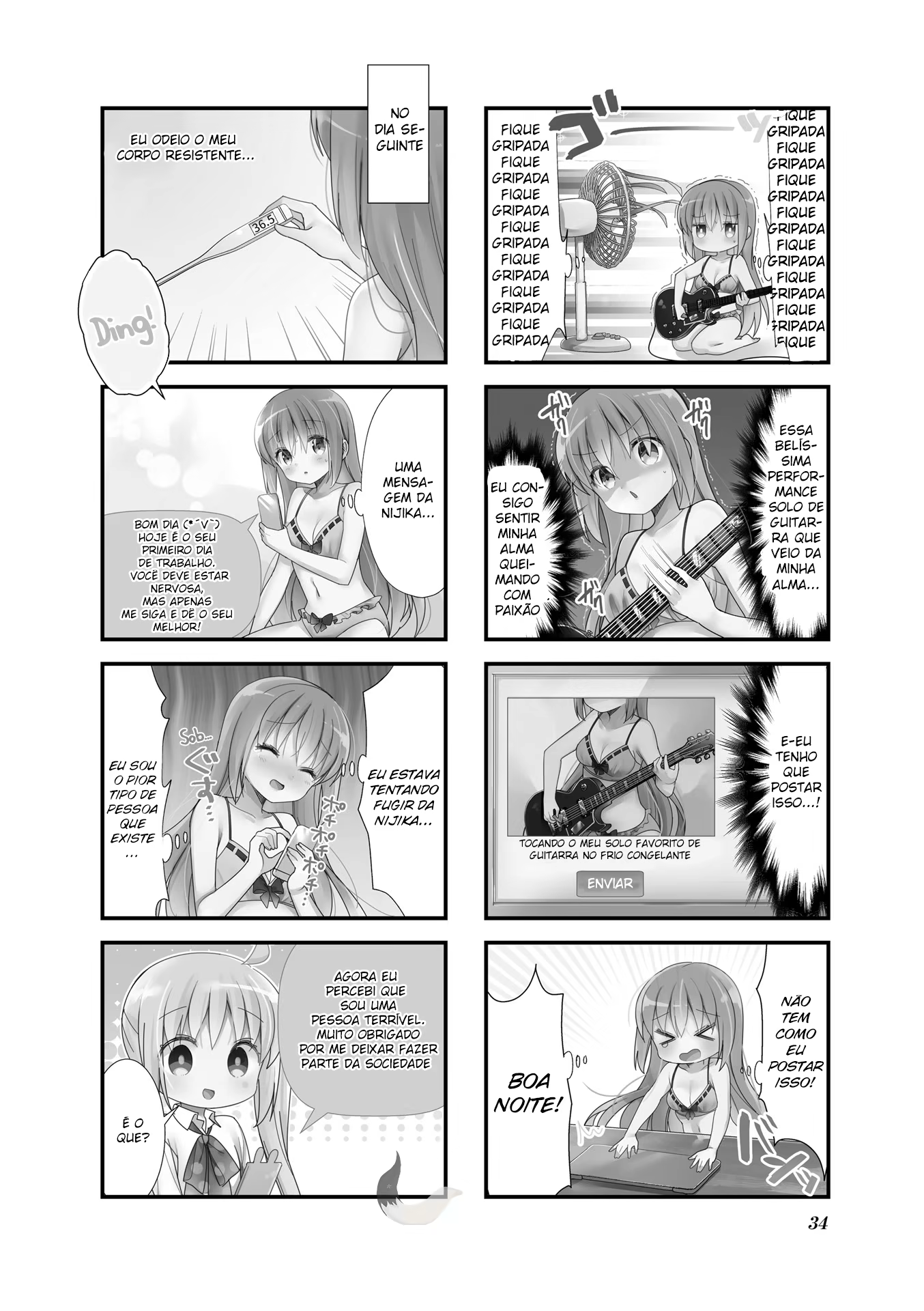 Bocchi the Rock!, capítulo 4, página 3