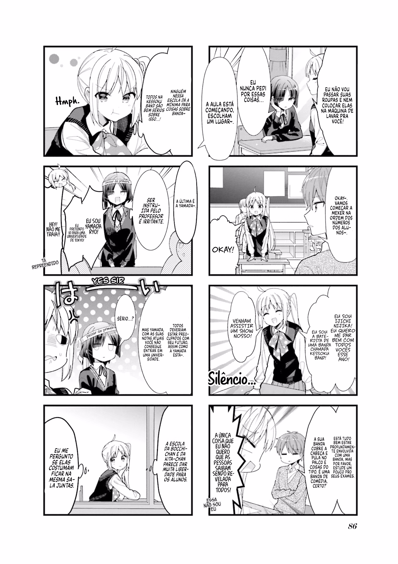 Bocchi the Rock!, capítulo 35, página 4