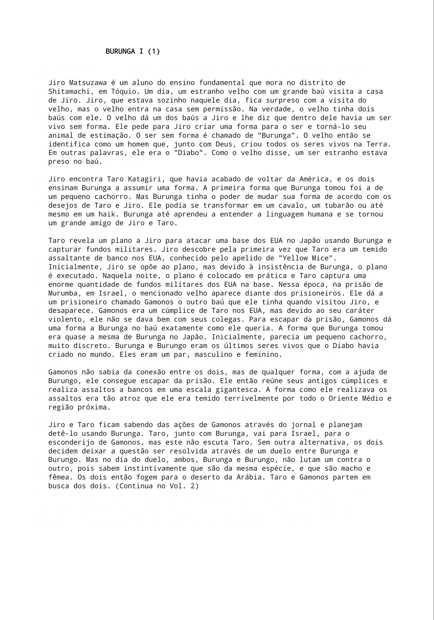 Burunga I, capítulo 1, página 4