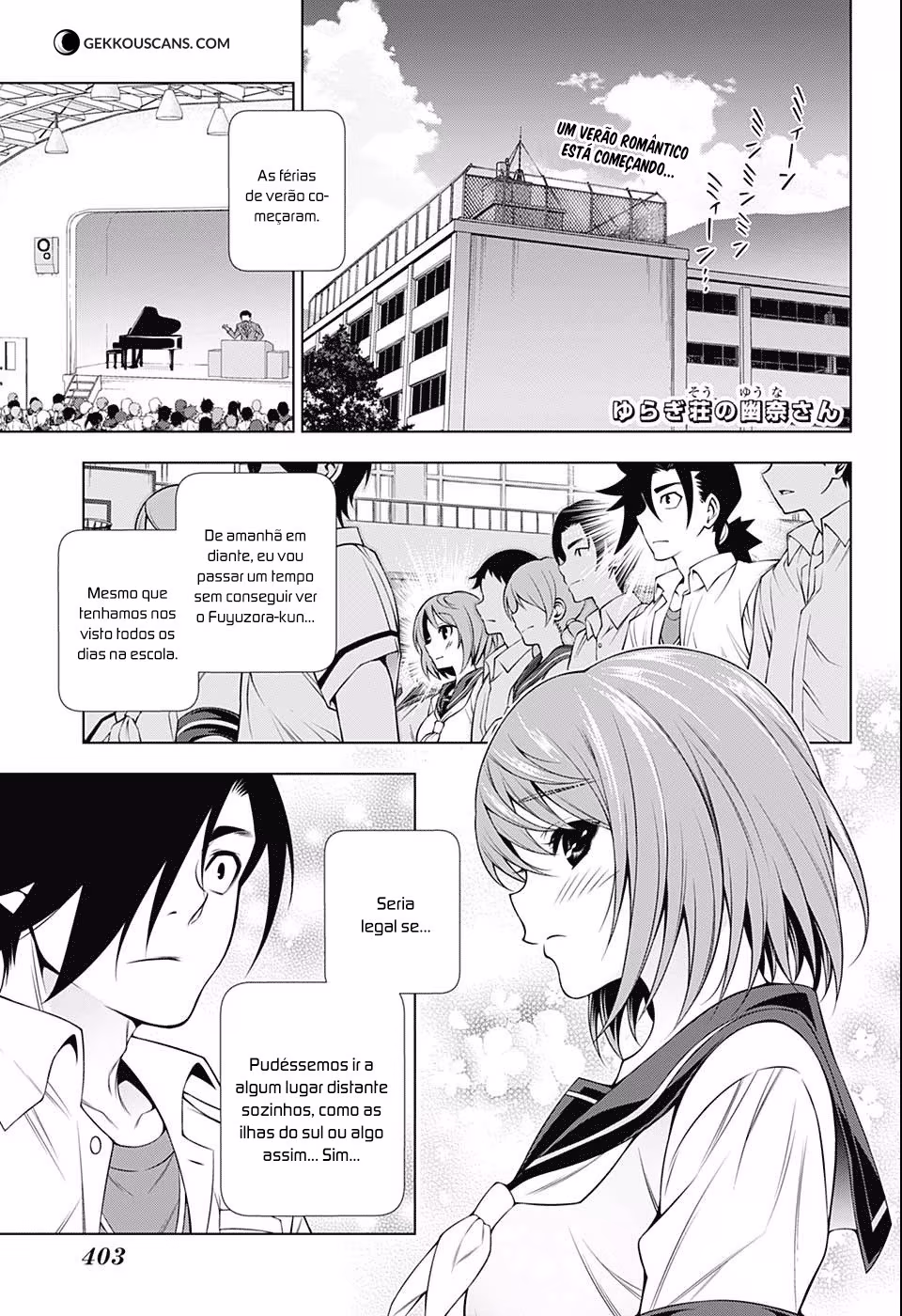 Yuragi-sou no Yuuna-san, capítulo 116, página 2
