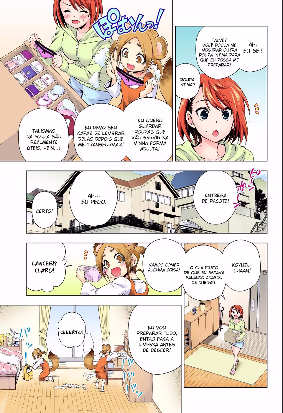 Yuragi-sou no Yuuna-san, capítulo 77, página 4