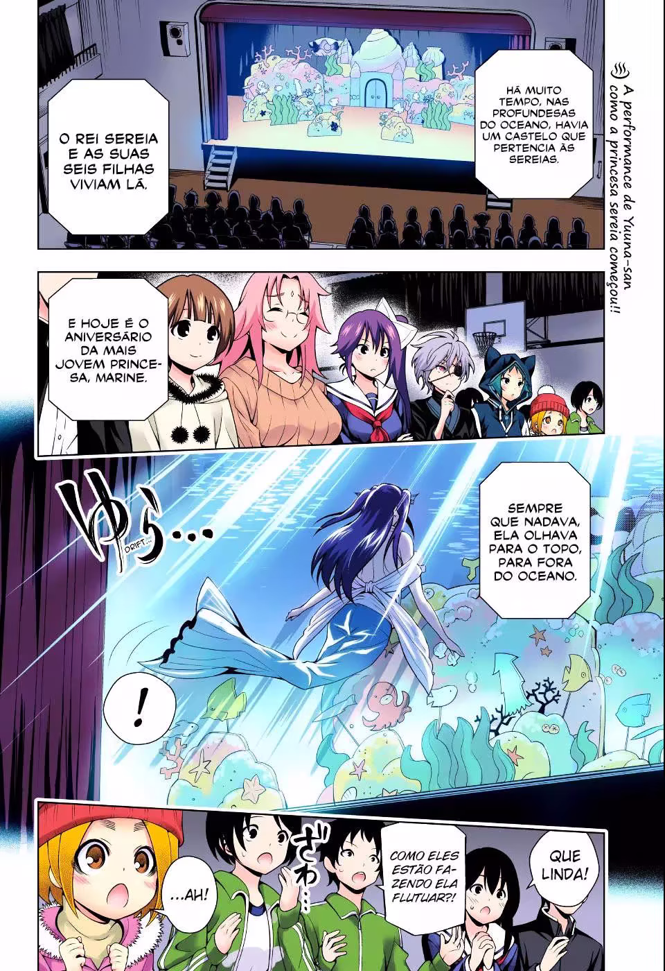 Yuragi-sou no Yuuna-san, capítulo 44, página 3