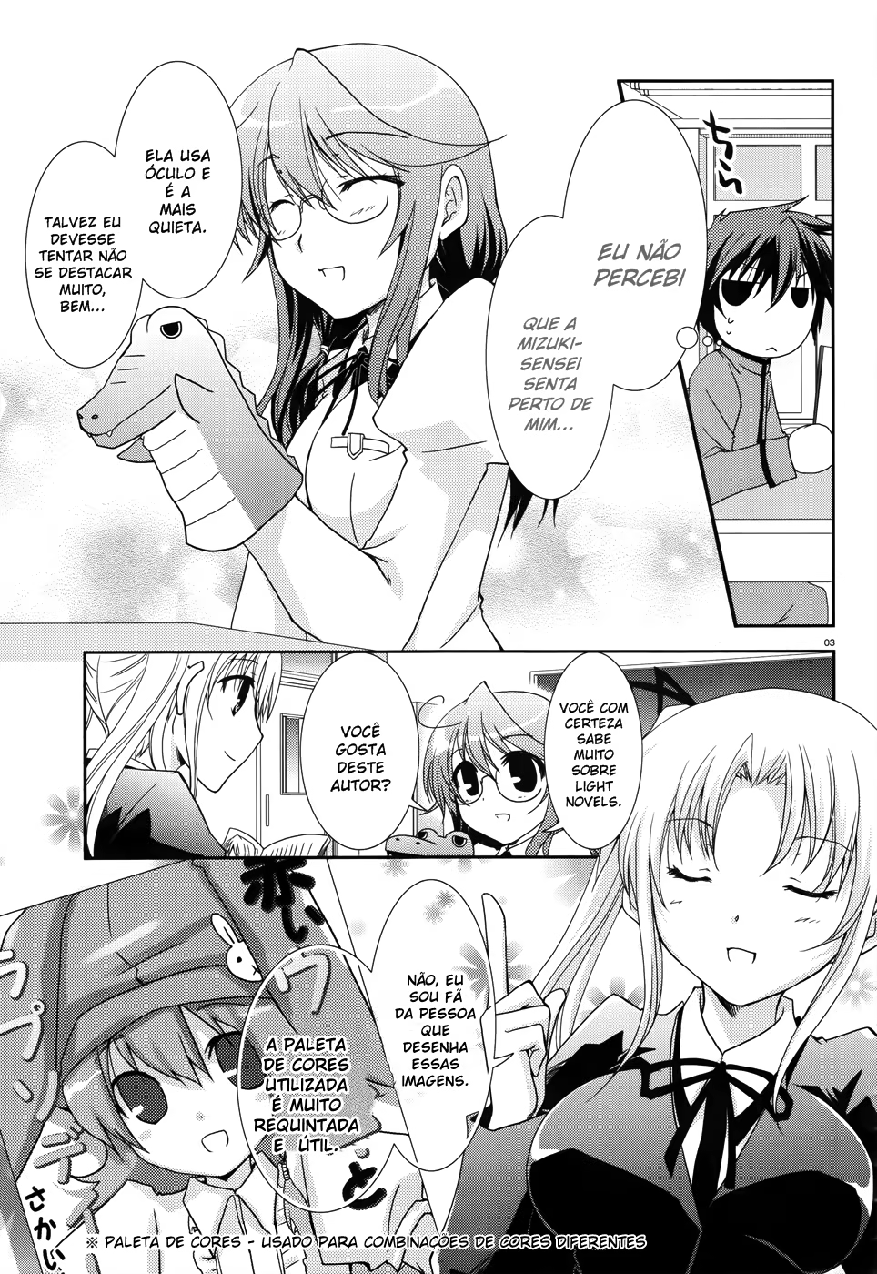 Ranobe no Hen!, capítulo 3, página 3