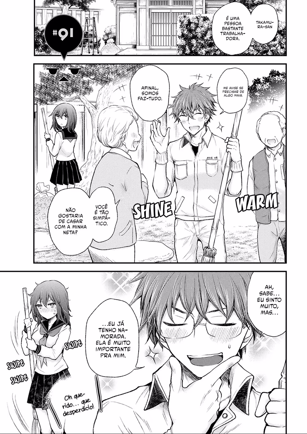 Henjo ~Hen na Joshi Kousei Amaguri Senko~, capítulo 91, página 3