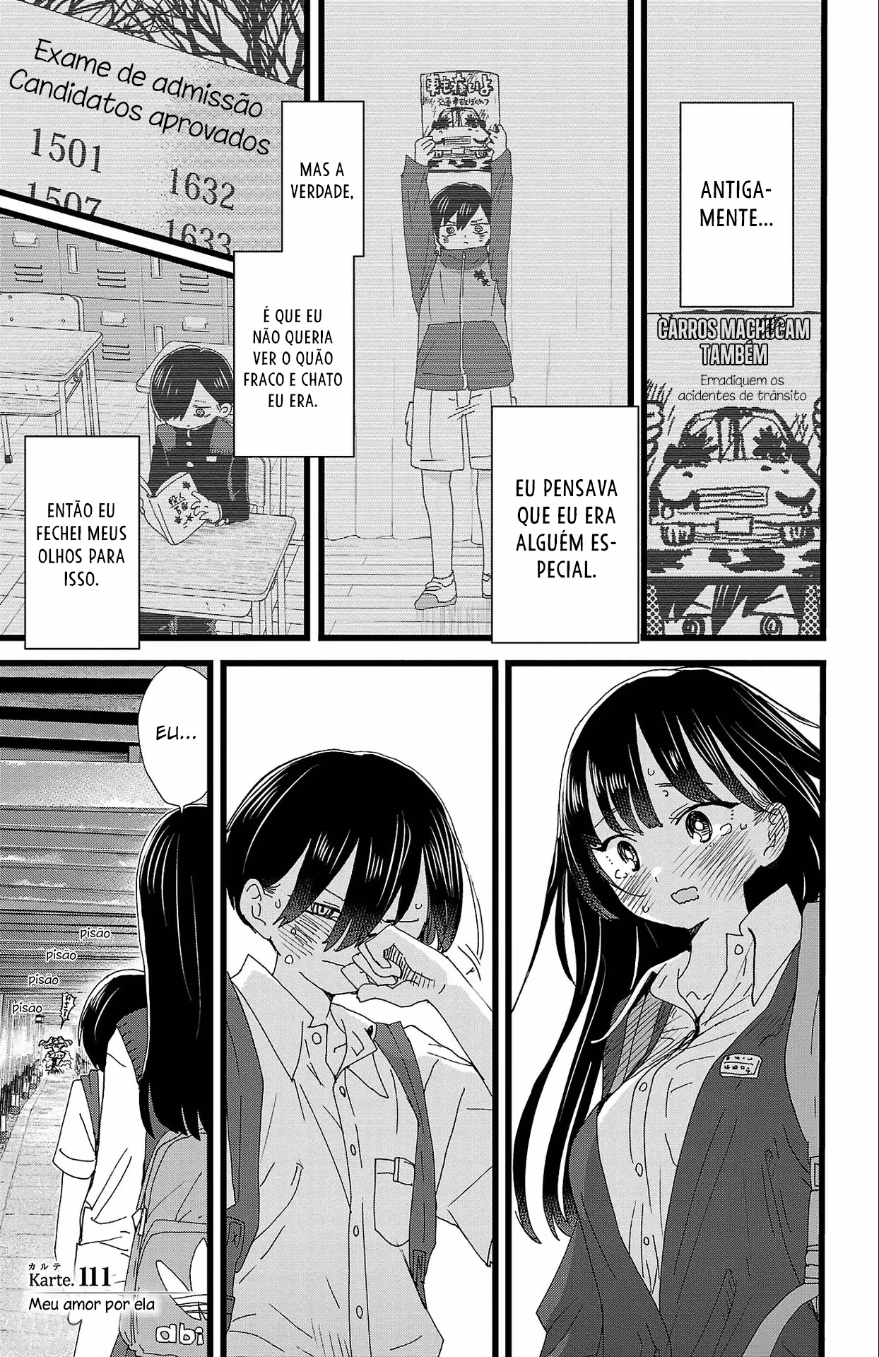 Boku no Kokoro no Yabai Yatsu, capítulo 111, página 3