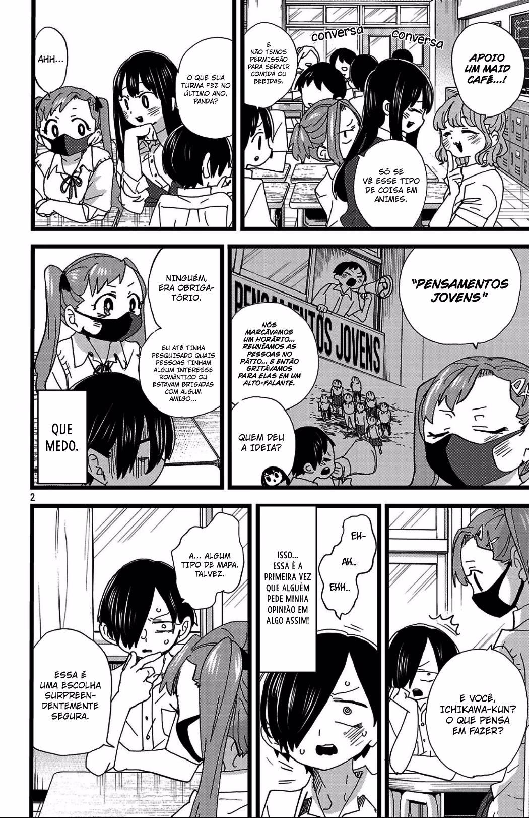 Boku no Kokoro no Yabai Yatsu, capítulo 150, página 4