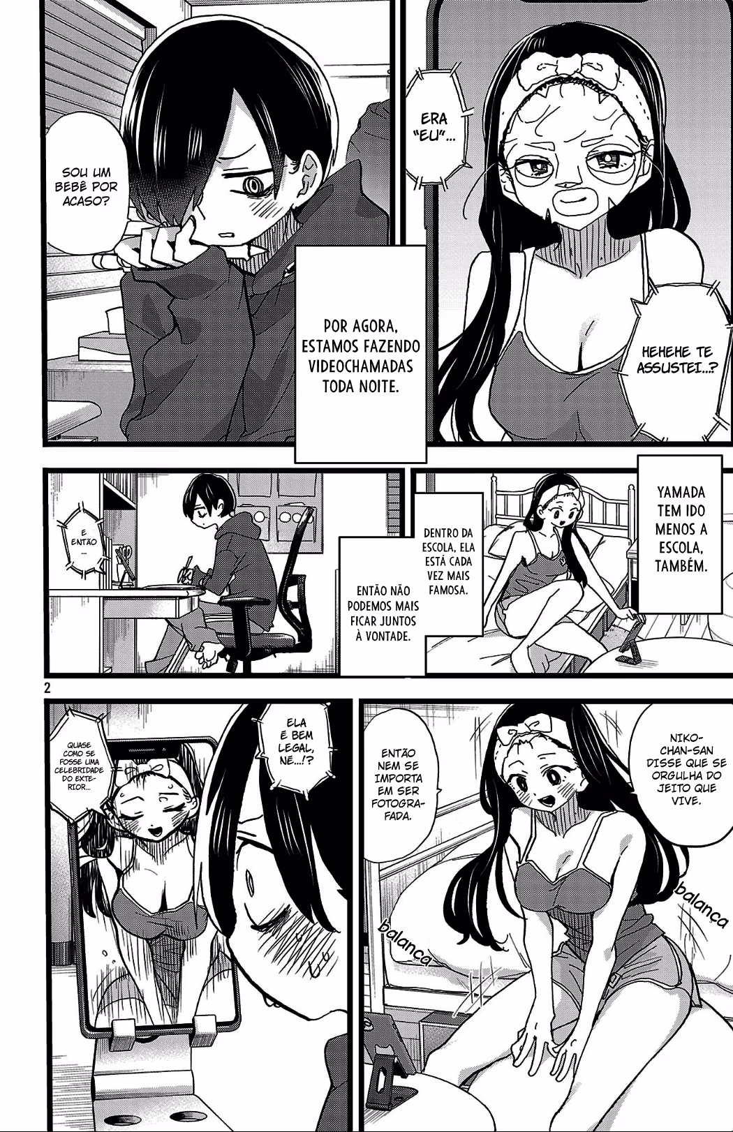 Boku no Kokoro no Yabai Yatsu, capítulo 161, página 4