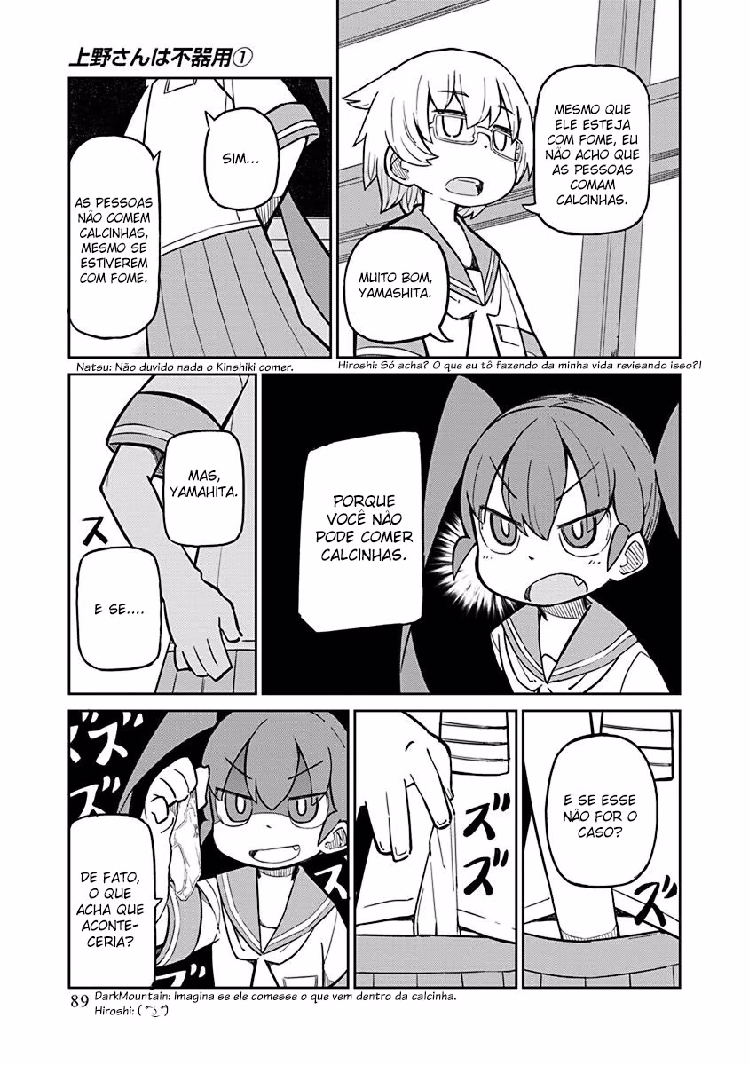 Ueno-san wa Bukiyou, capítulo 7, página 4