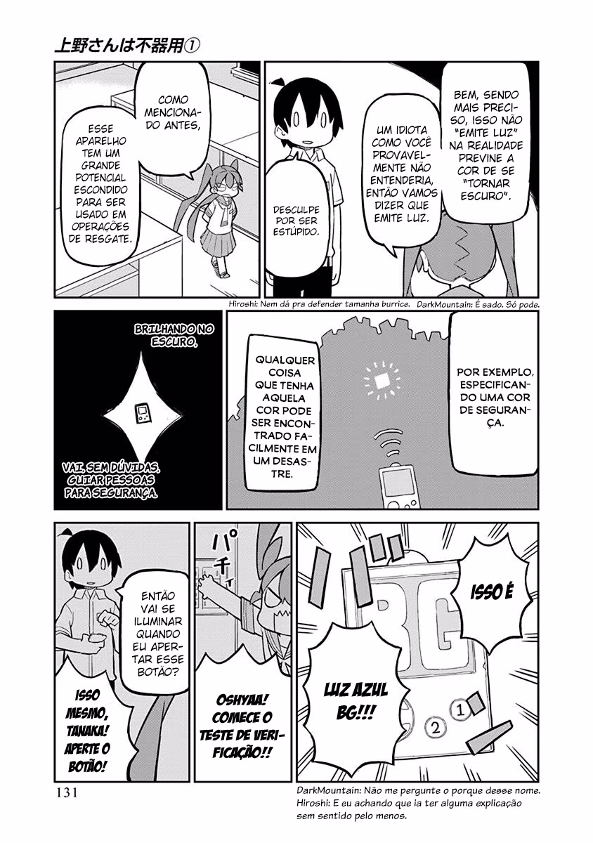 Ueno-san wa Bukiyou, capítulo 10, página 4