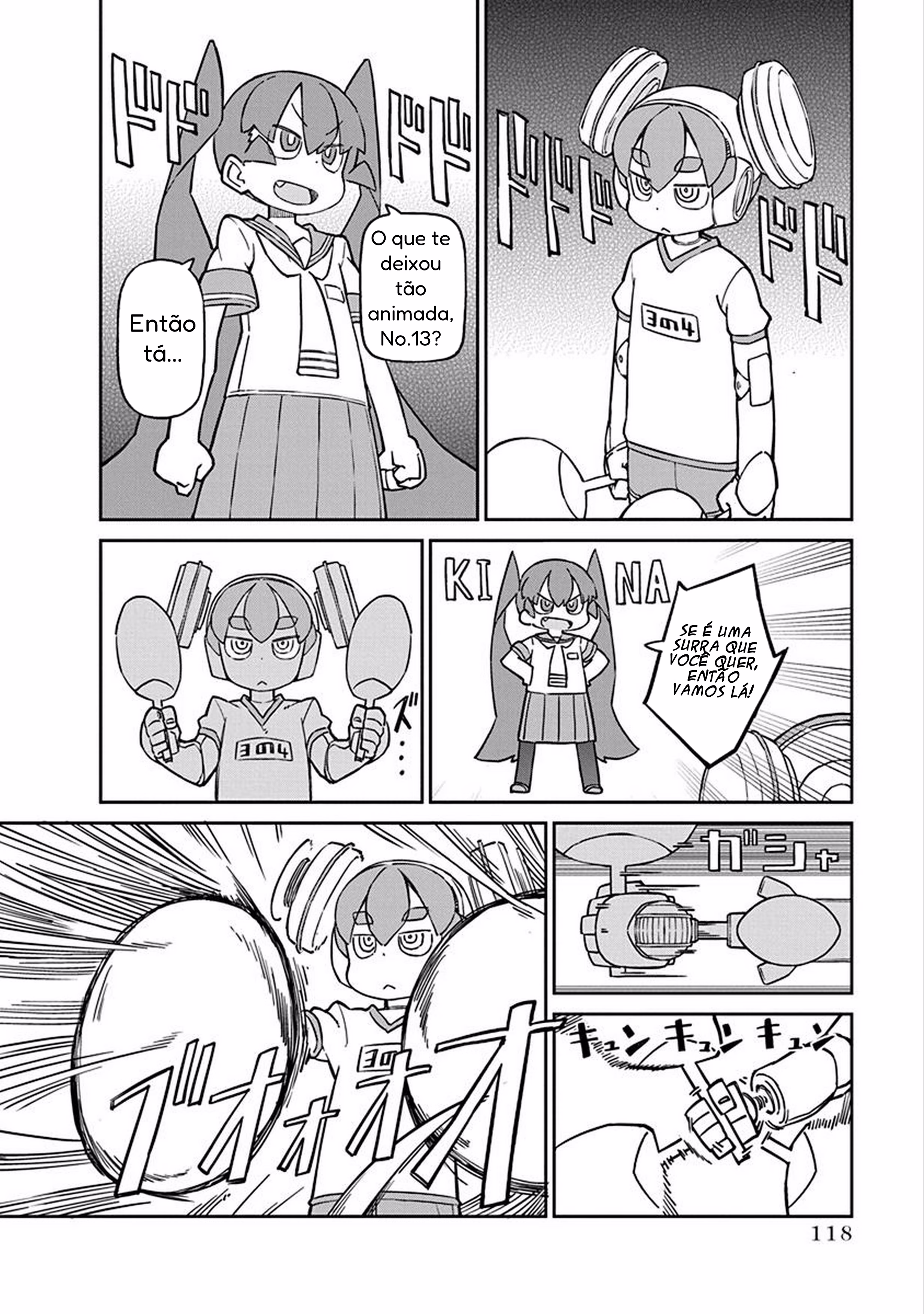 Ueno-san wa Bukiyou, capítulo 69, página 4