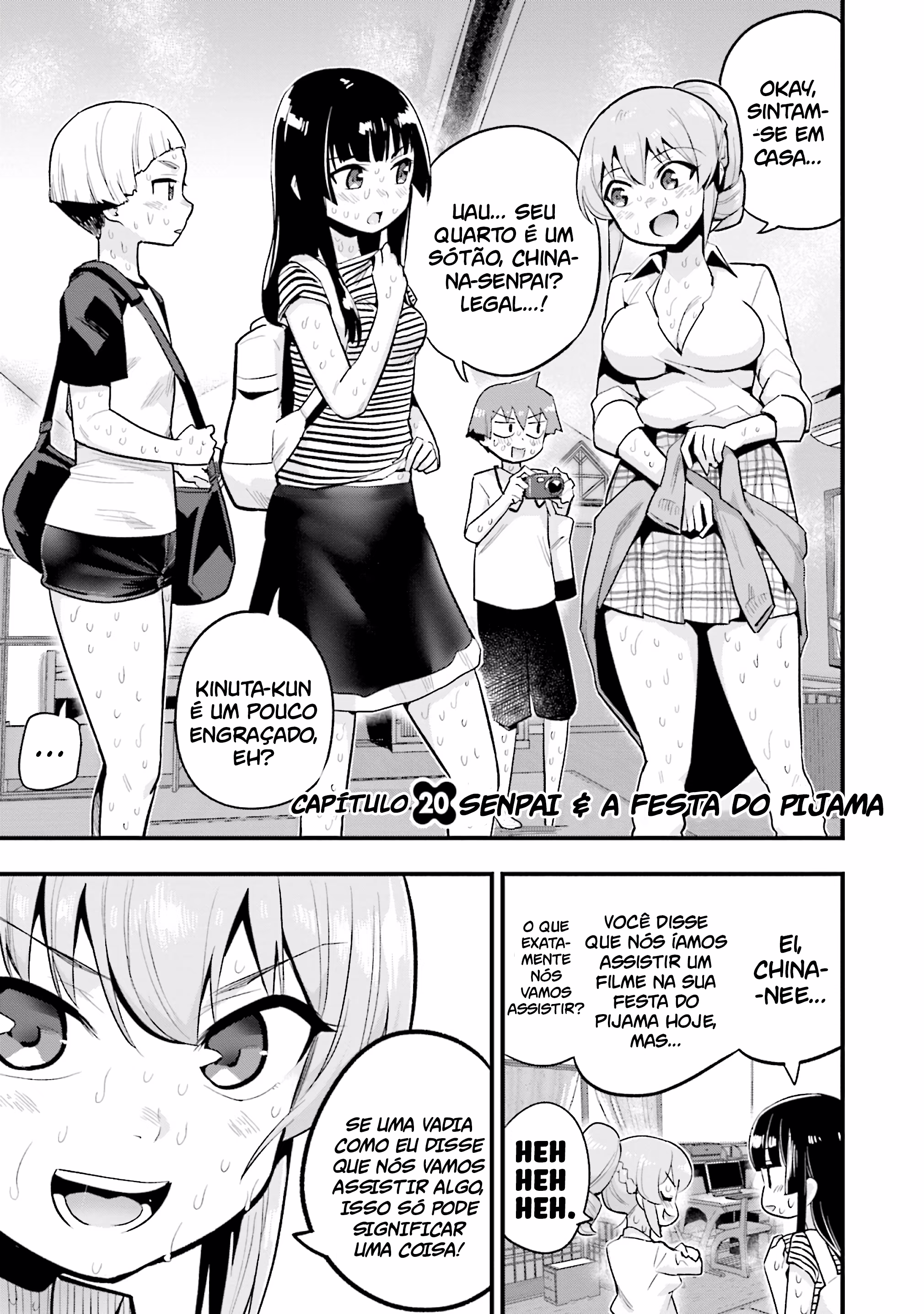 Uso-Bitch Senpai, capítulo 20, página 3