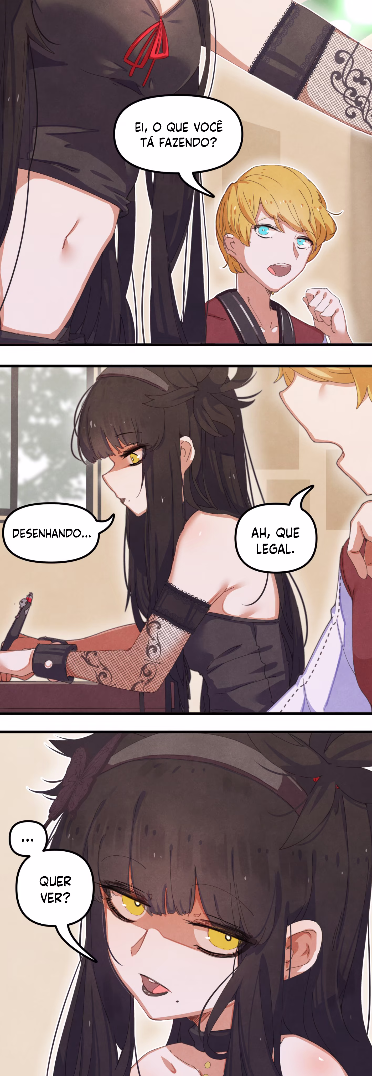 Goth Girl & The Jock, capítulo 1, página 2