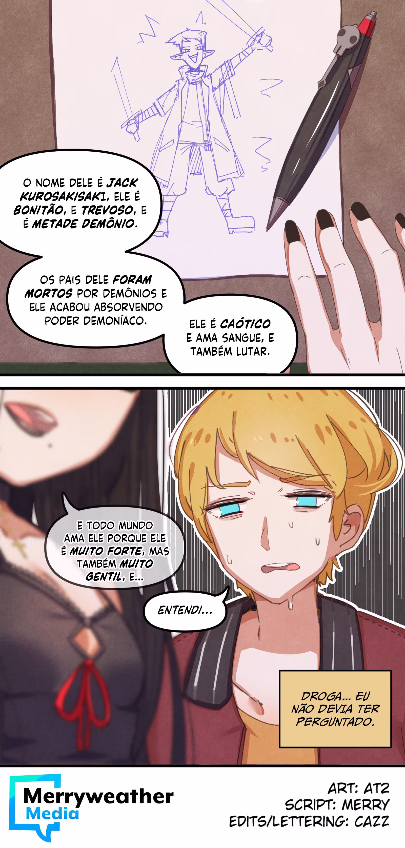 Goth Girl & The Jock, capítulo 1, página 4