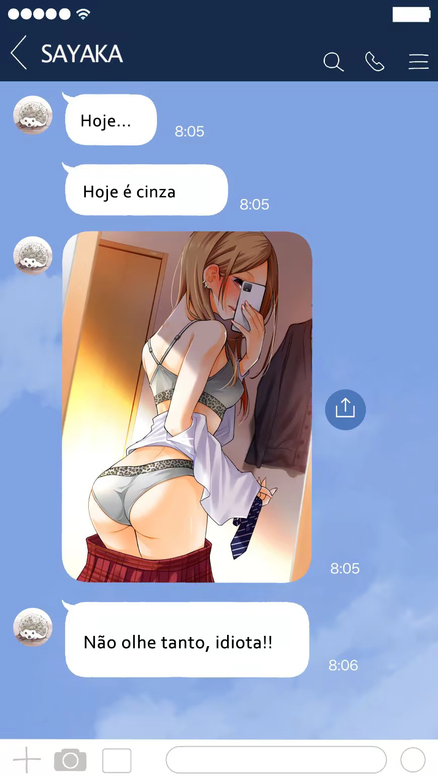 #HonjitsuNoShitagiHoukokuDesu, capítulo 8, página 3