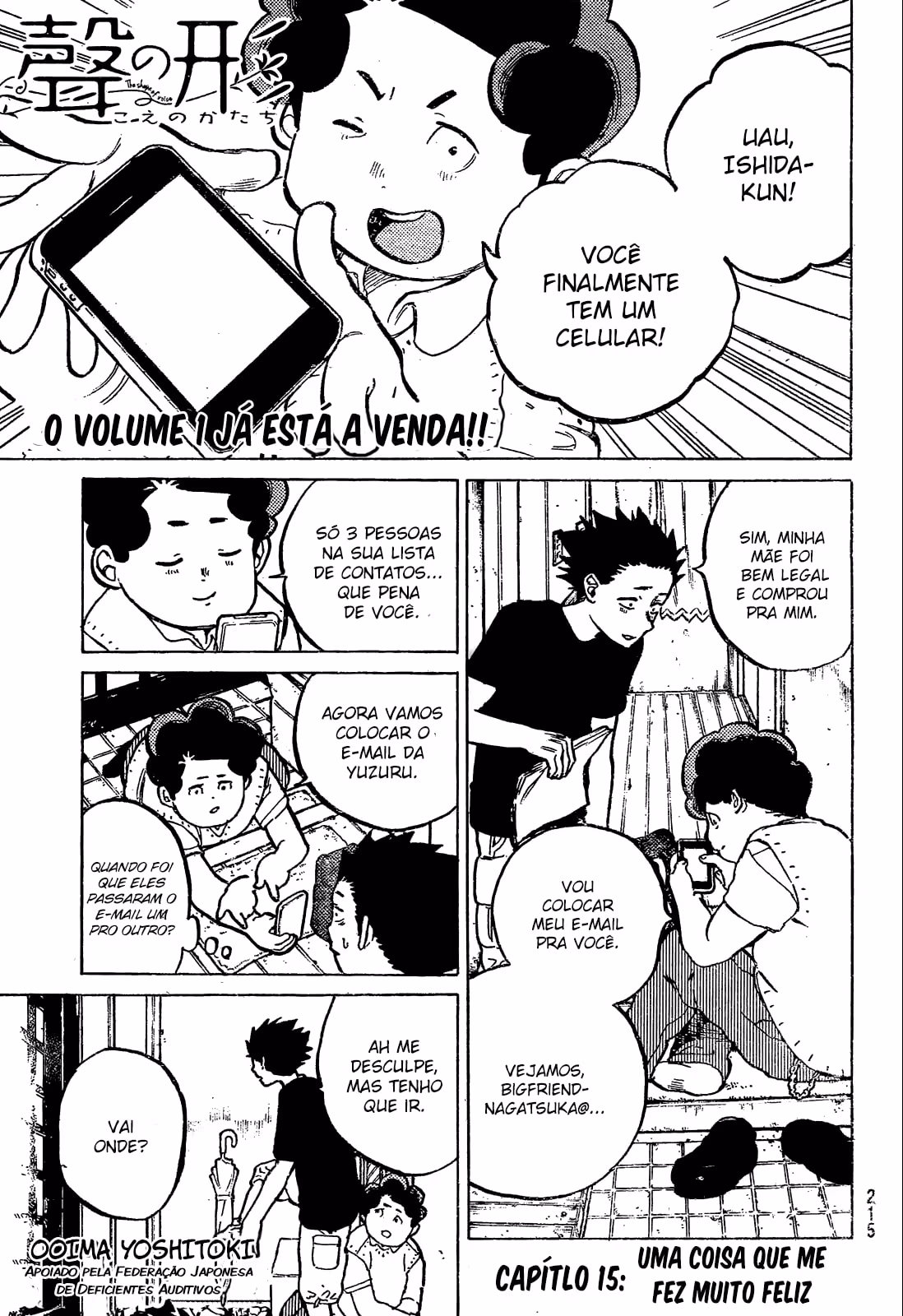 Koe no Katachi, capítulo 15, página 2