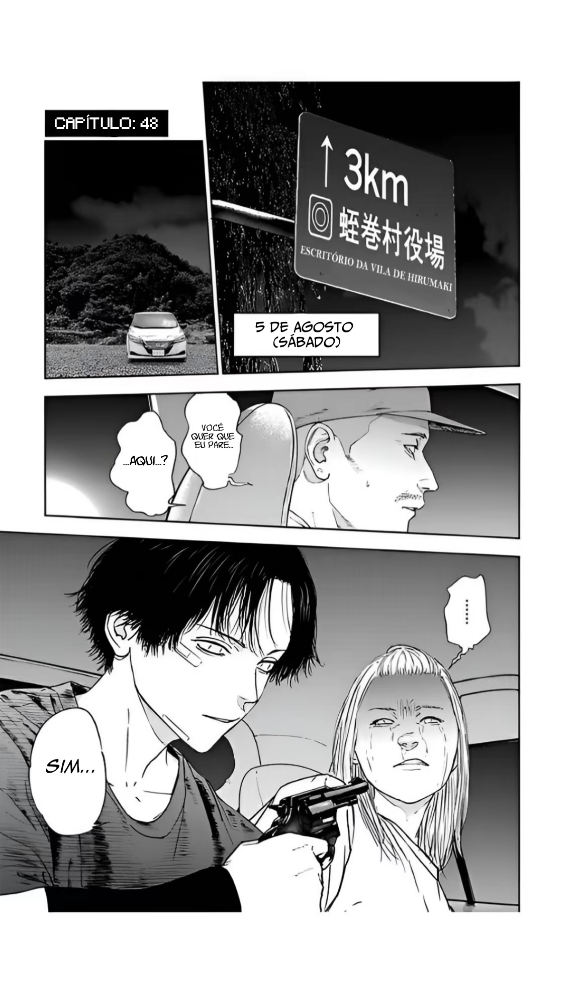 Gyakusatsu Happy End, capítulo 48, página 2