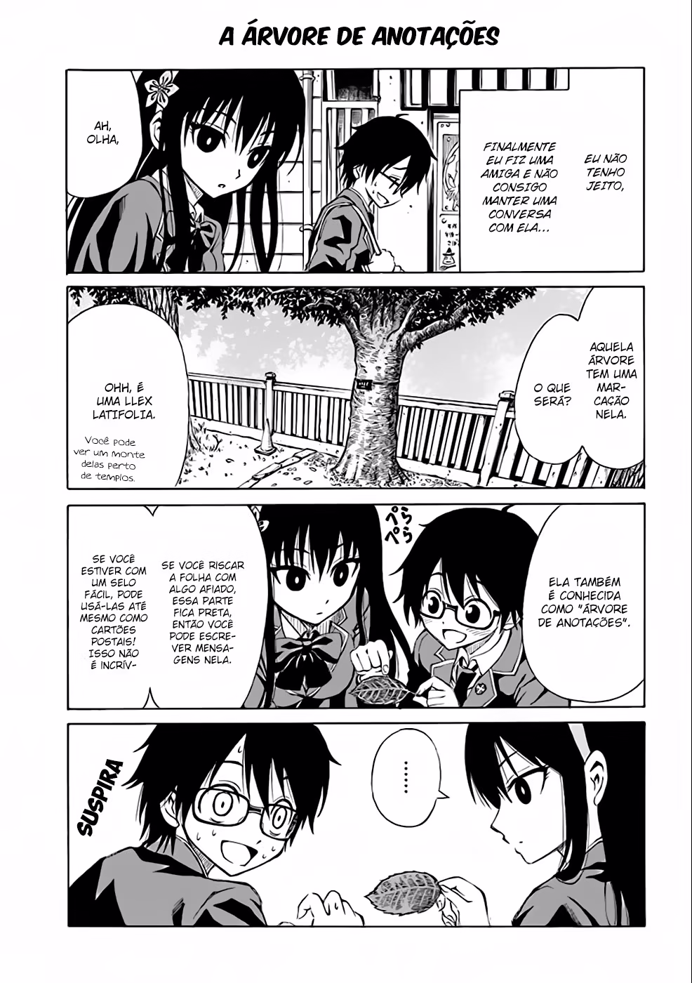 Ki ni Naru Mori-san, capítulo 2, página 4