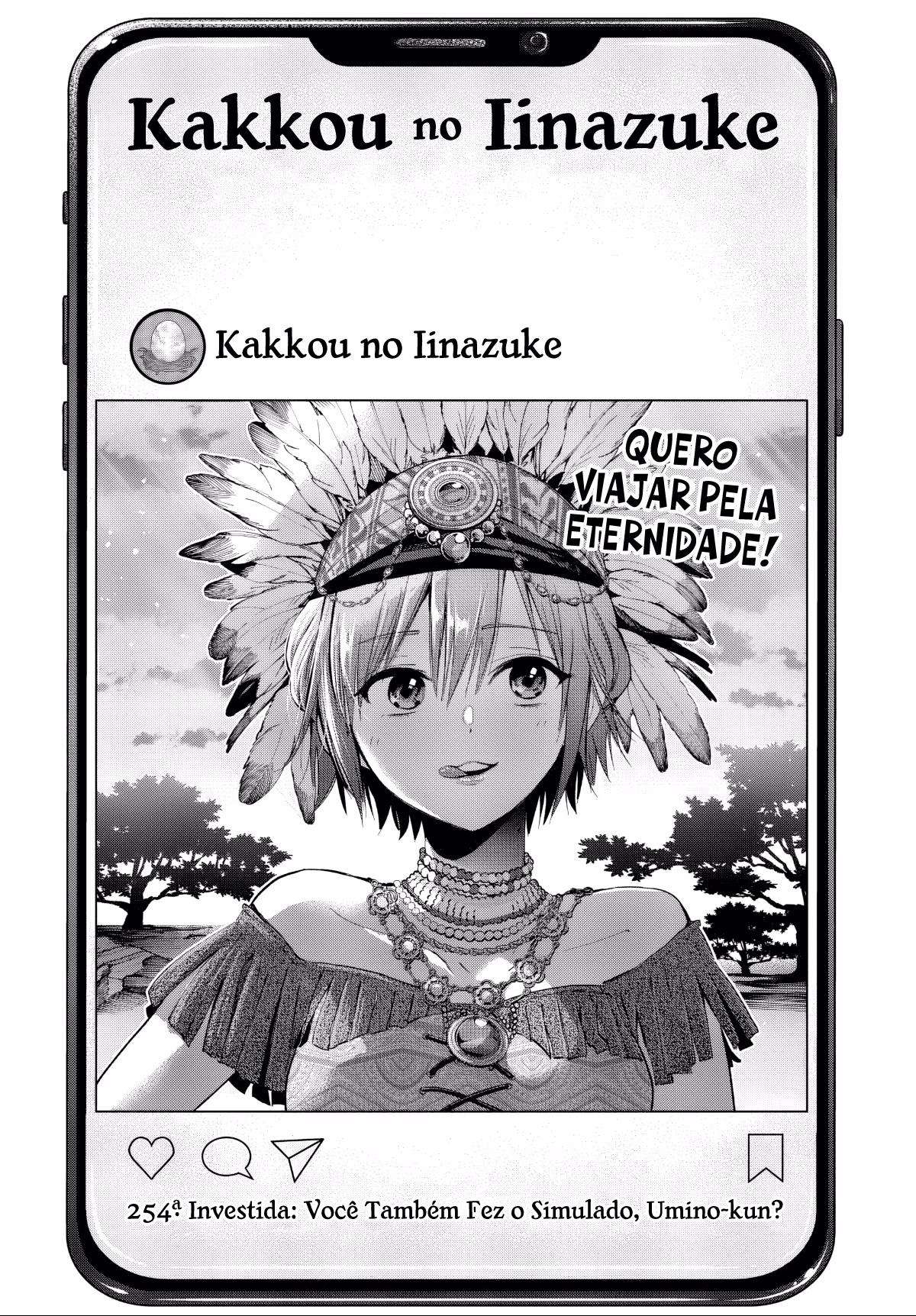 Kakkou no Iinazuke, capítulo 254, página 2
