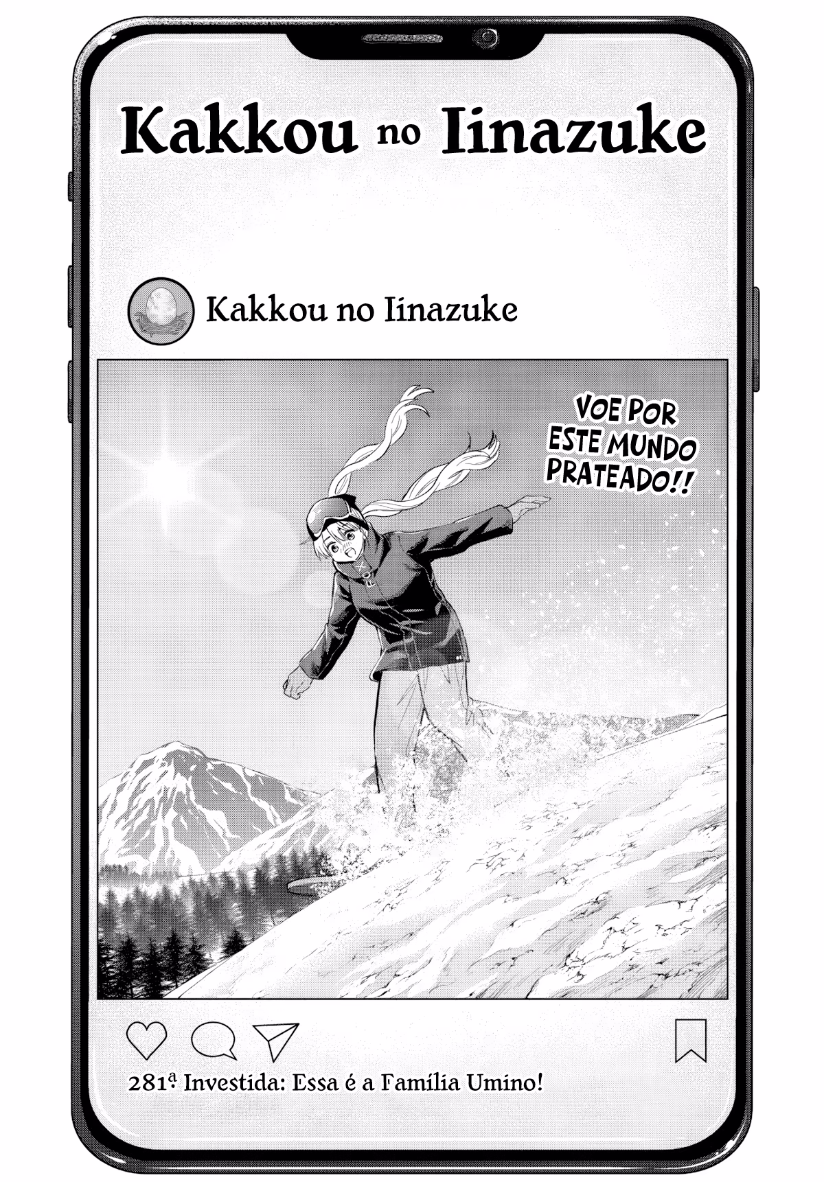 Kakkou no Iinazuke, capítulo 281, página 2